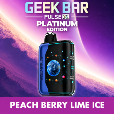 Geek Bar Pulse X Platinum Edition Peach Berry Lime Ice (18 ml)