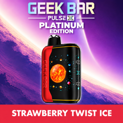 Geek Bar Pulse X Platinum Edition Strawberry Twist Ice (18 ml)